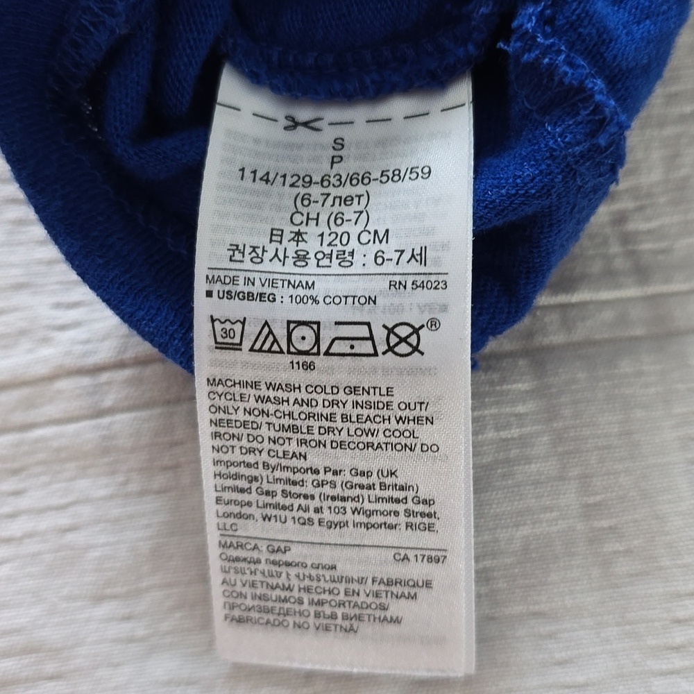 Ralph Lauren (Size 7) & Gap (Size 6-7) Boys Long Sleeve Shirts - Picture 15 of 16